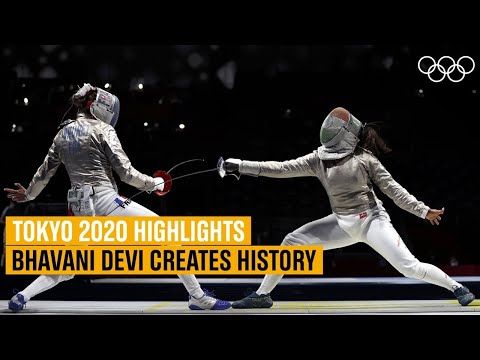 Bhavani Devi's Olympic debut! 🤺  | #Tokyo2020 Highlights