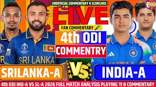 4th ODI INDIA-A VS SRILANKA-A DAMBULLA SCORE &amp; COMMENTARY &amp; FULL MATCH DISCUSS