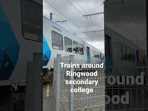 Trains around Ringwood secondary college