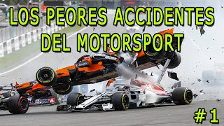 RECOPILACIÓN LOS PEORES ACCIDENTES DEL MOTORSPORT | FORMULA 1, NASCAR, MOTOGP, RALLY...