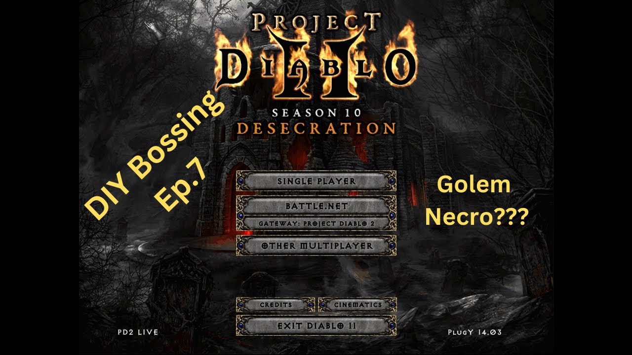 PD2 - Bossing with Necro Golems?? (DIY Bossing Ep.7)