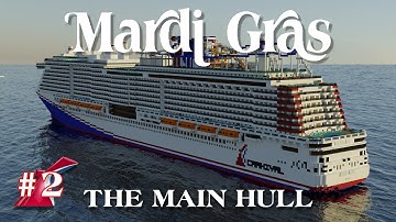 How to build Mardi Gras in Minecraft! | Part 2- The Main Hull.