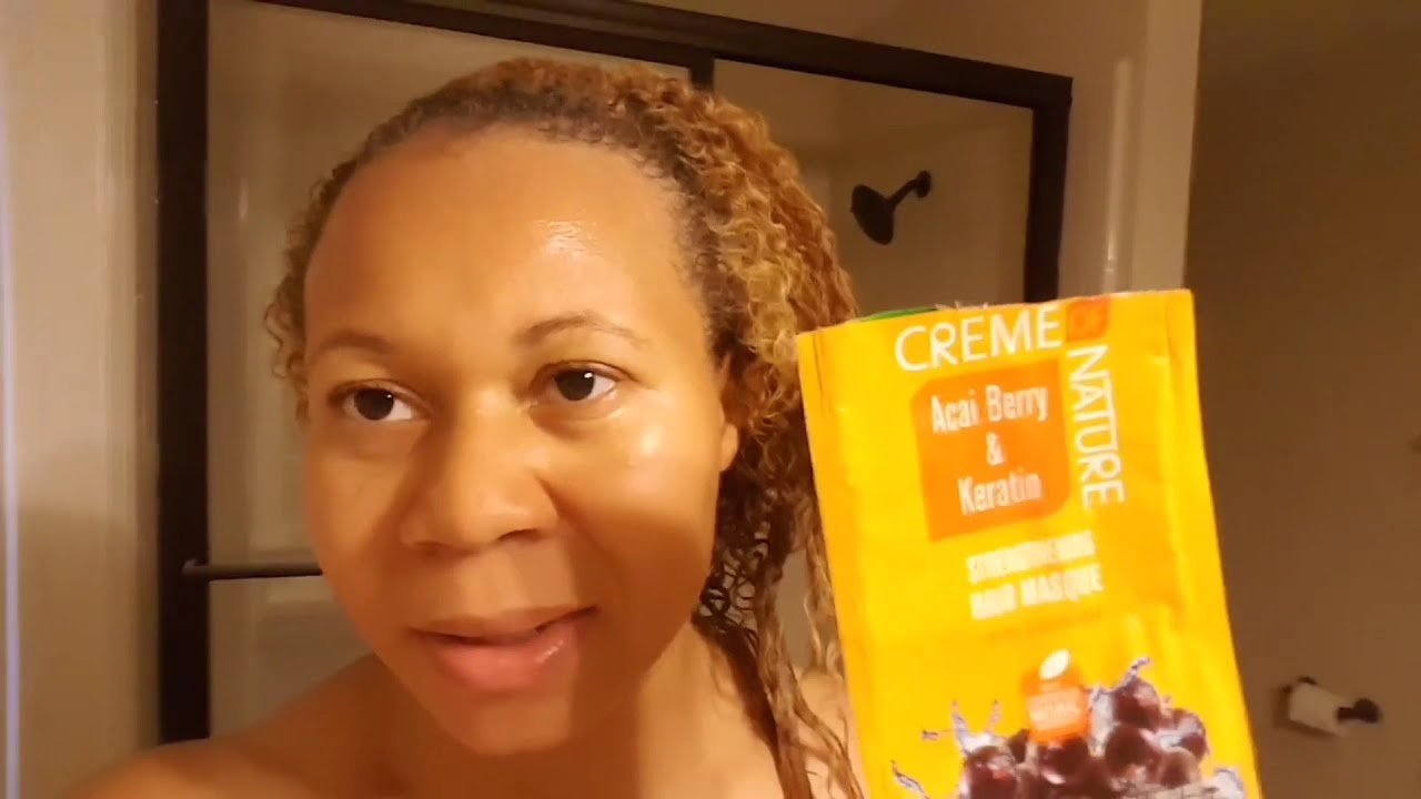 Creme of Nature Acai Berry & Keratin Strengthening Hair Masque 