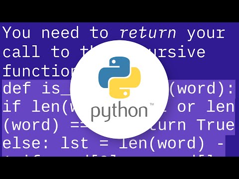 Recursion Function Isn't Working