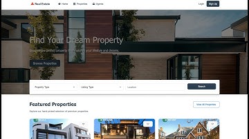 Full Stack Real Estate  Application in Django