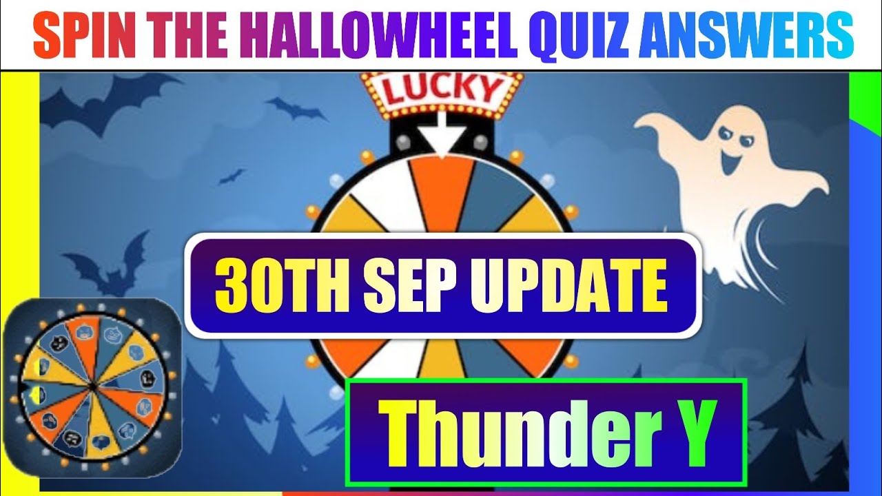 Spin the HalloWheel Quiz Answers, Lucky Wheel Halloween Edition Quiz