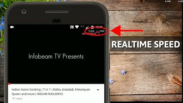 How to Show Internet Speed on Status Bar | Display Realtime Speed on Moto G5S Plus, MI A1, Nokia