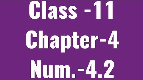 Class -11, Chapter-4, Motion in a plane, NCERT, Numerical-4.2