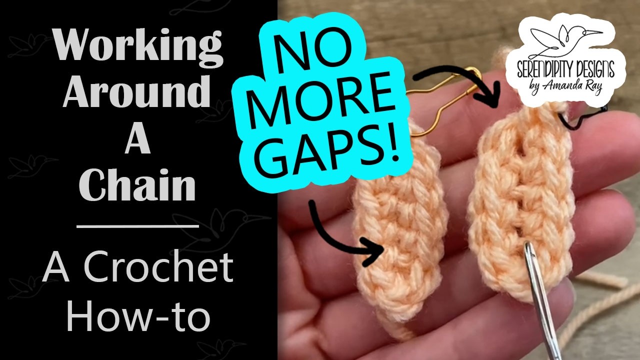 Working Around a Chain - A Crochet How-to