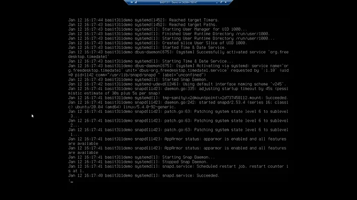 Viewing log file contents on Ubuntu Server