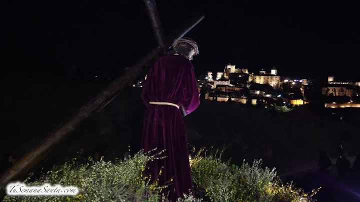 Bajada a Cceres del Cristo del Amparo en 4K