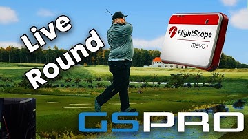 Mevo+ and GS Pro Golf Simulator - Live Round to End 2022!