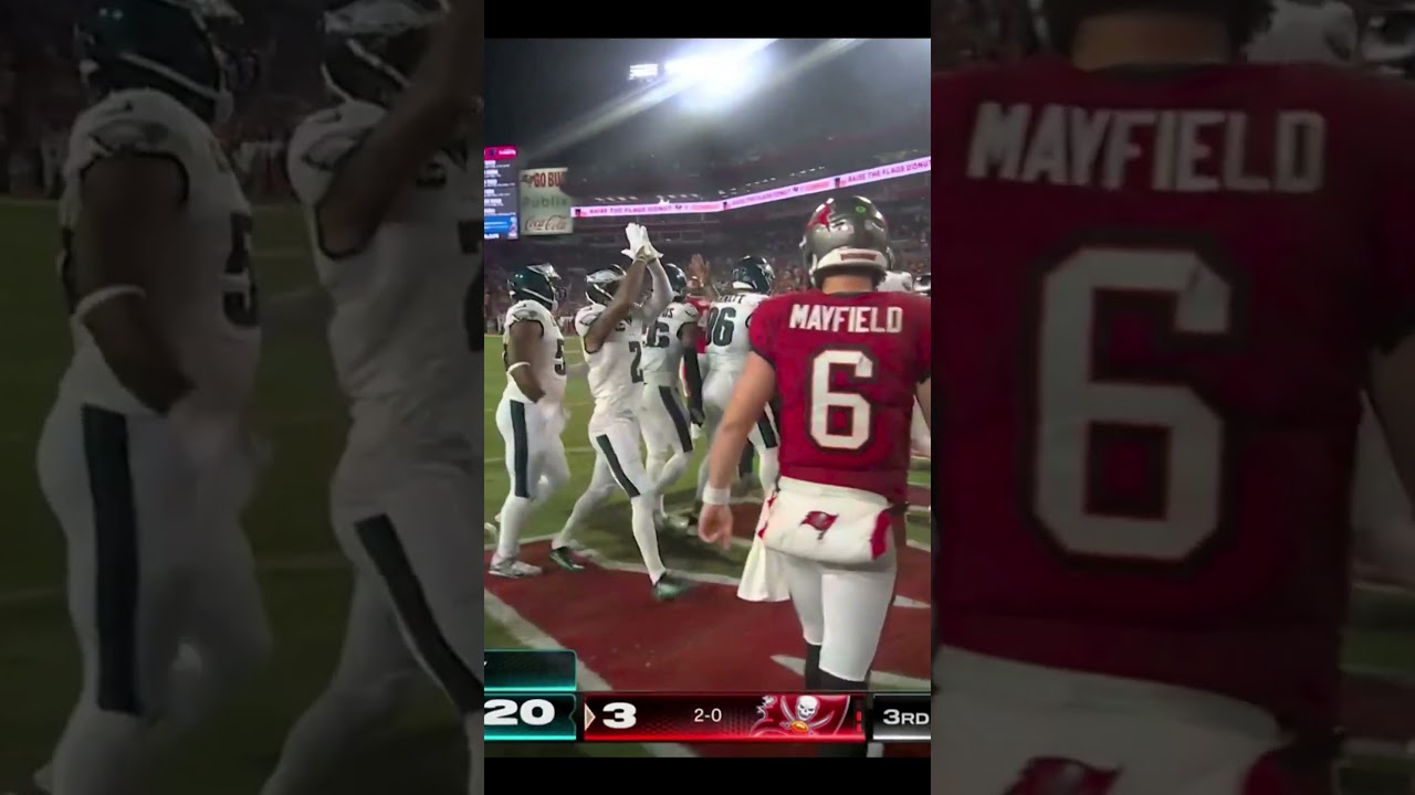 Nicholas Morrow TACKLE FOR LOSS and an Eagles Safety I Eagles vs Bucs I 2023 Week 3