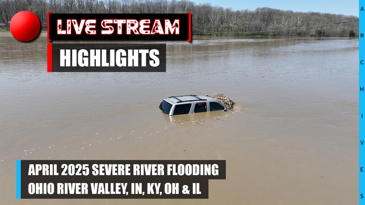 Drone Footage Captures SEVERE Flooding April 2025 IN, KY, OH & IL - YouTube