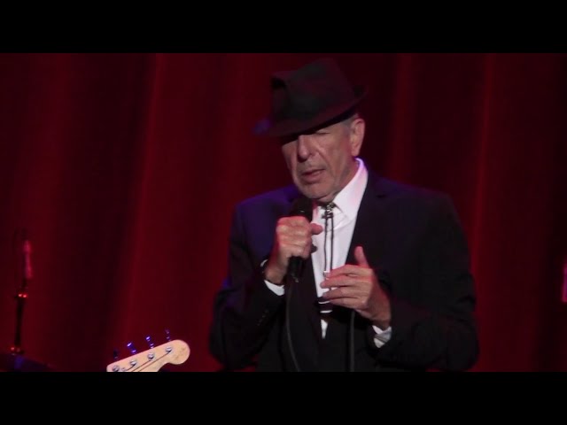 Leonard Cohen, In my secret life,  Florence, September 1st 2010 class=