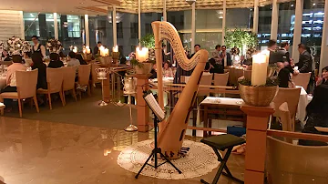 60 minutes Beautiful Harp music for meditation/sleep/study, Harp Solo