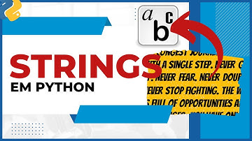 COMO USAR STRINGS EM PYTHON