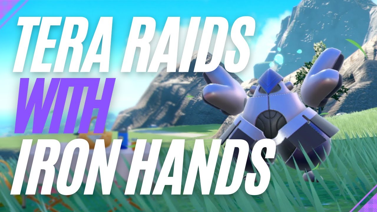 Pokémon Violet and Scarlet (SV) Tera Raids but I Only Use Iron Hands