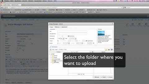 How to upload an image in Joomla! 3 ways. E7S1