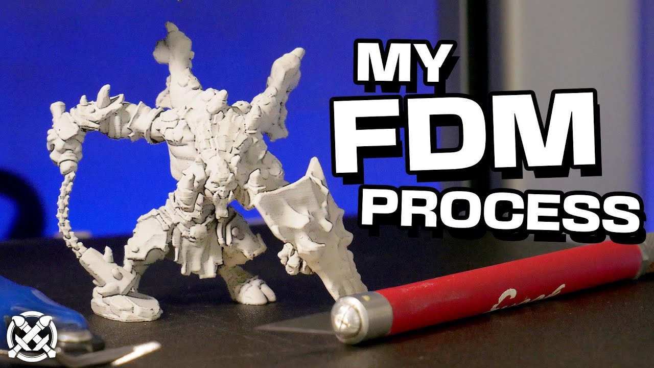 How I Support, Print, and Clean-Up FDM Minis! - YouTube