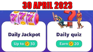 Amazon Funzone Runs Quiz Answers Today | Amazon Quiz Today | 30 April 2023