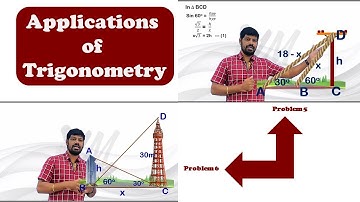 Applications of Trigonometry Exercise 12.2 5th & 6th Problems