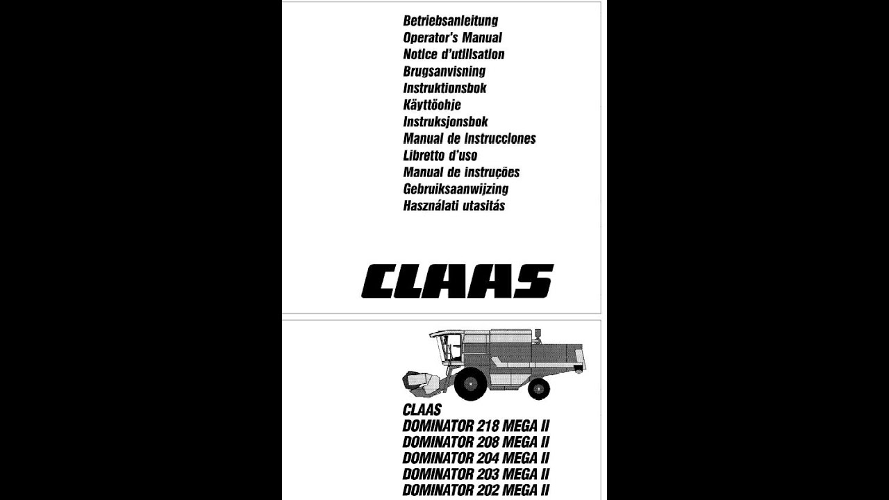 Claas MEGA 204/203 catalogo parti di ricambio PDF CATALOGO manuale originale 