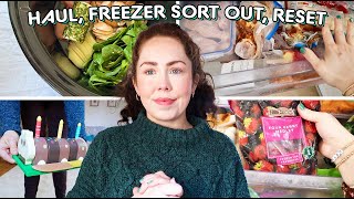 SORT MY FREEZER OUT, Budget Meal Planning, Top Up Aldi Haul, House Tidying | January Reset Day