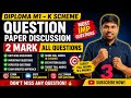 diploma m1 paper discussion 2 mark all imp question