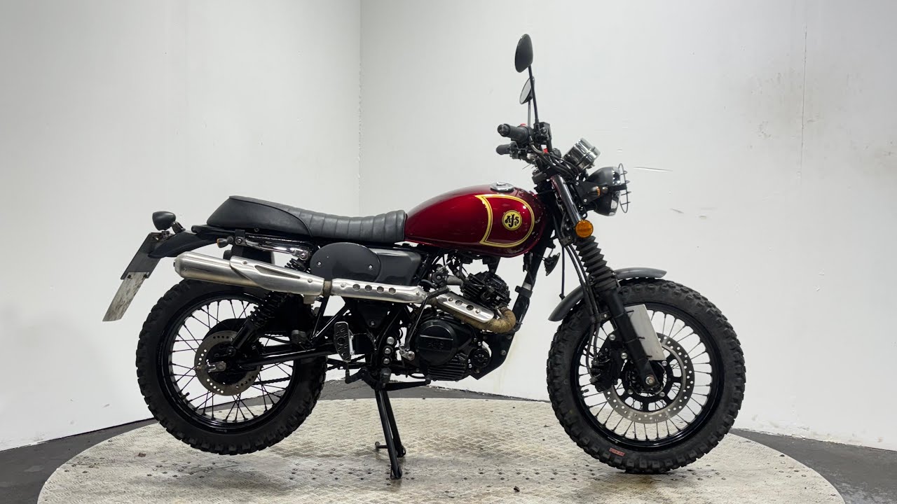 AJS DESERT SCRAMBLER 125 2023 9K WALK AROUND / RUNNING VIDEO