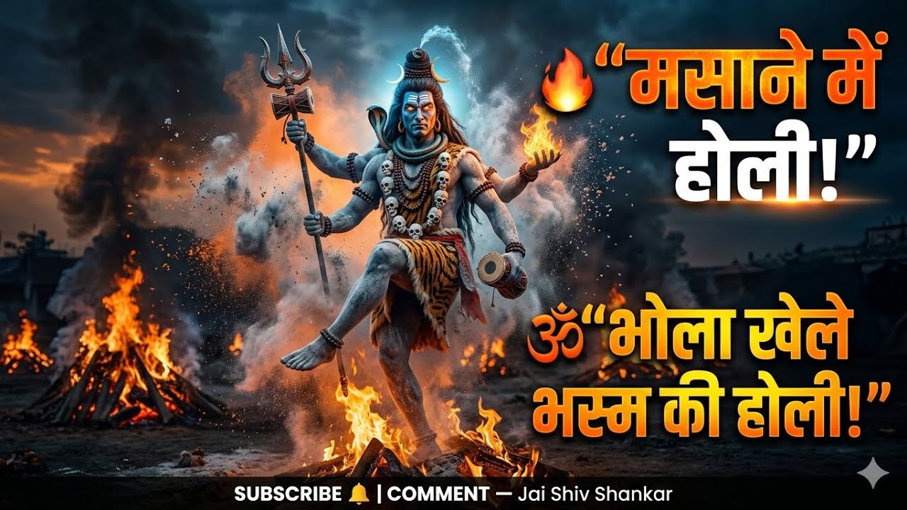 भोला होली खेले मसाने मे | भगवान शिव भजन | Mahadev Holi Special 2026 | Shiv Holi Bhajan | श्मशान रंग 