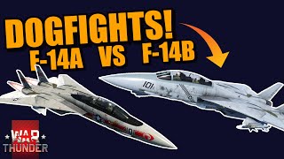 War Thunder DEV SERVER F-14B vs F-14A! Can we feel the difference in POWER?