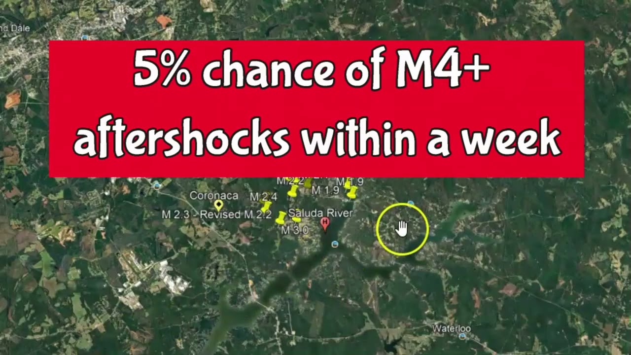 M2.9 Quake Fuels Coronaca, South Carolina Swarm Chaos
