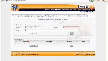 Smoothwall#  Assign hostname to Computer IP