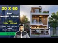 20x60 House Design | 135 Gaj | 1200 sqft | 20*60 small house plan design | 6X18 Meter  || DV Studio
