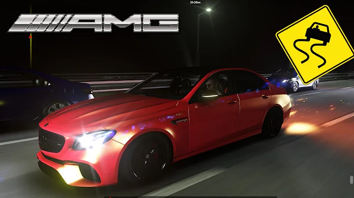 750WHP AMG E63 in traffic going crazy! (Logitech G923 Gameplay)