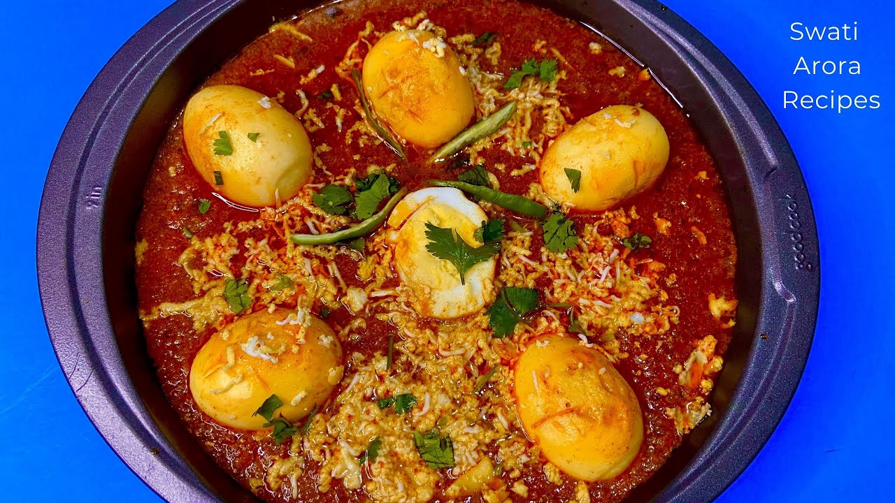 Dhaba Style Egg Curry Restaurant Style Egg GravyEgg Masala Curry