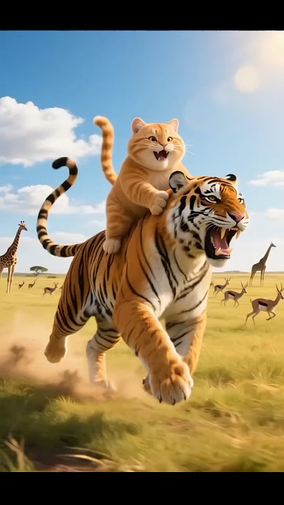 Aksi Kucing l Kucing vs Macan