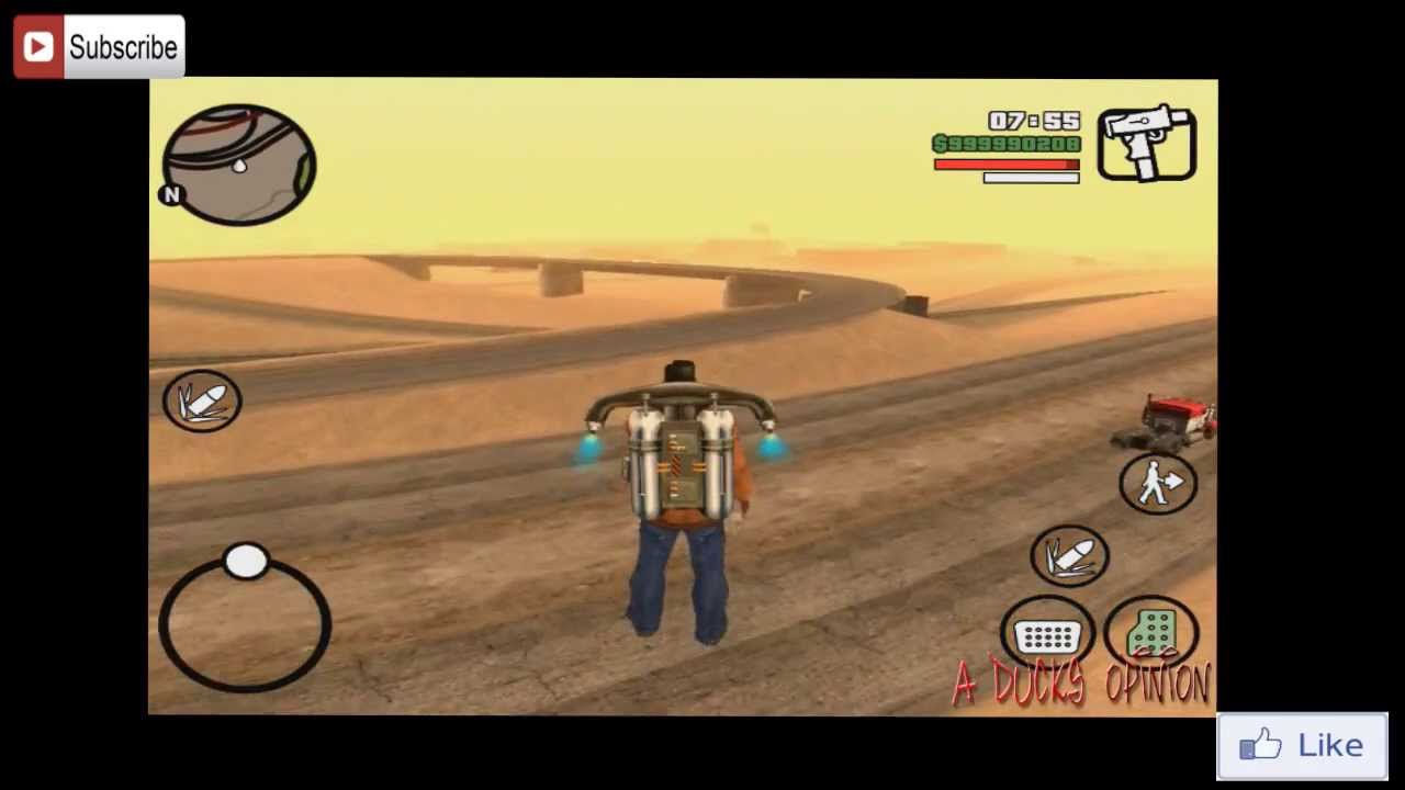 Download Quality jetpack (jetpack) for GTA San Andreas (iOS, Android)