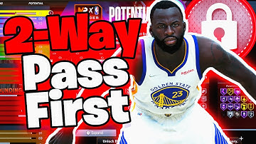 INSANE NBA 2K22 NEXT GEN 2 WAY PASS FIRST GUARD! THE ULTIMATE SPOT UP PERIMETER LOCK IN NBA 2K22