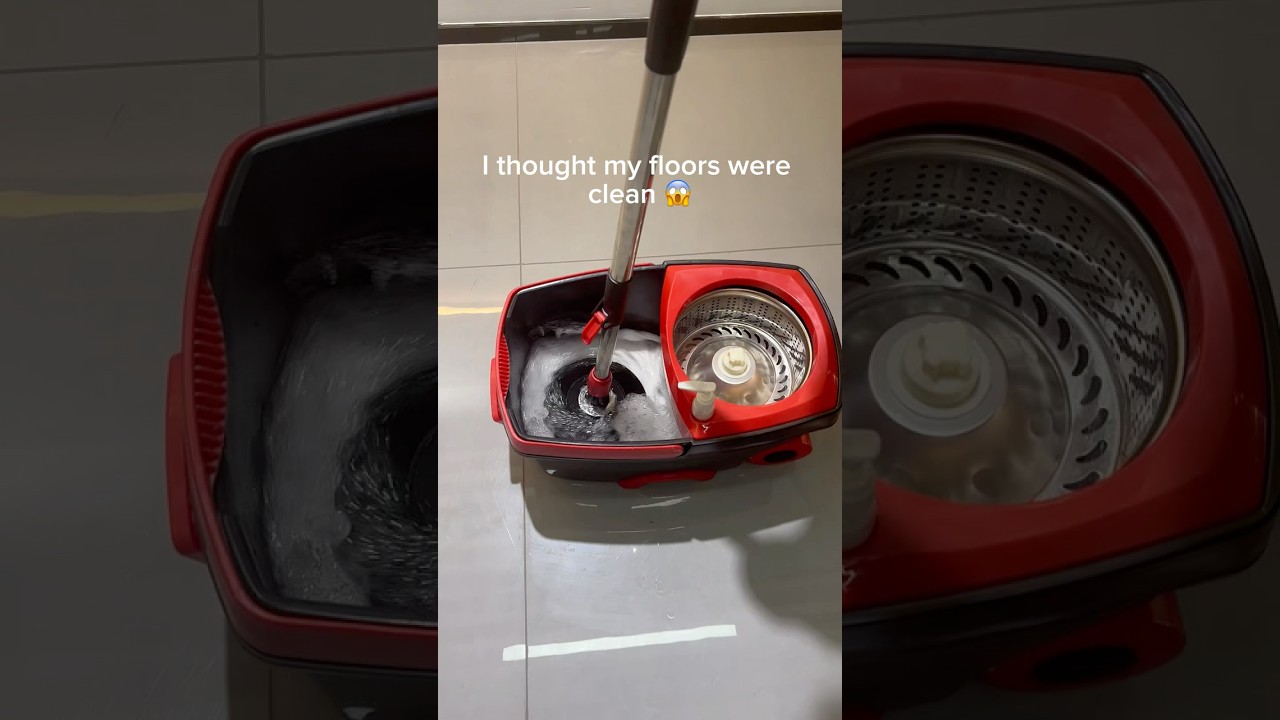 Try the deep-cleaning ZOSY spin mop and bucket system with machine washable microfiber mop head 