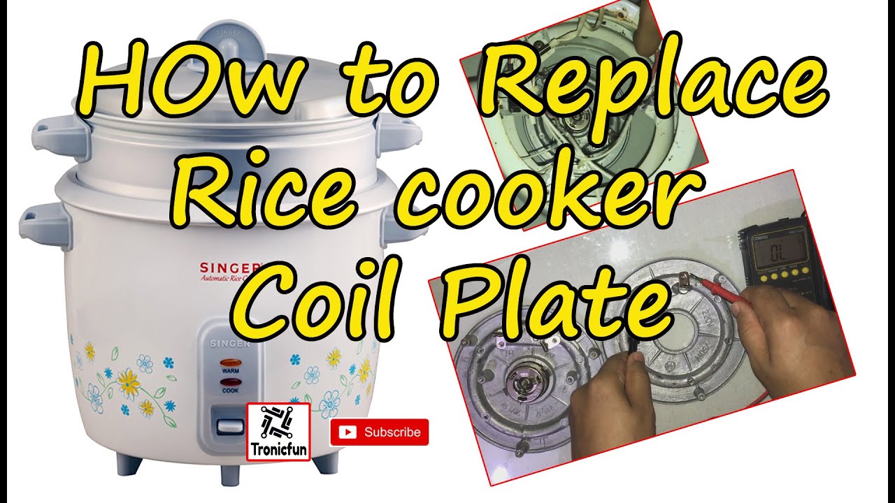 Rice cooker repairing|Replace coil plate| Low cost & easy way