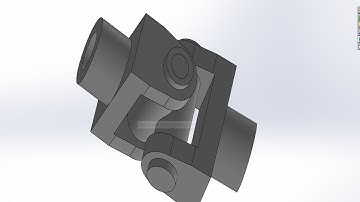 how to design universal coupling assembly in solidworks part 2