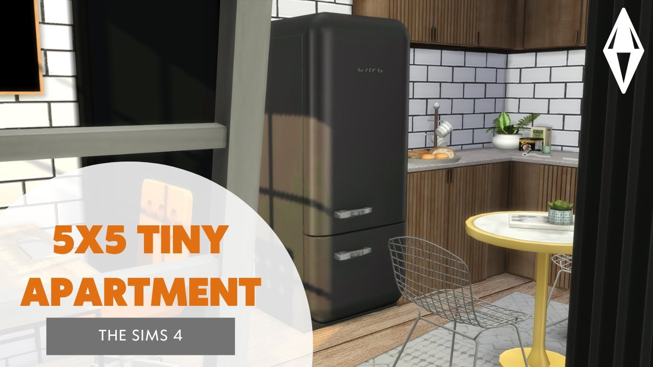 5x5 TINY APARTMENT // THE SIMS 4 SPEED BUILD