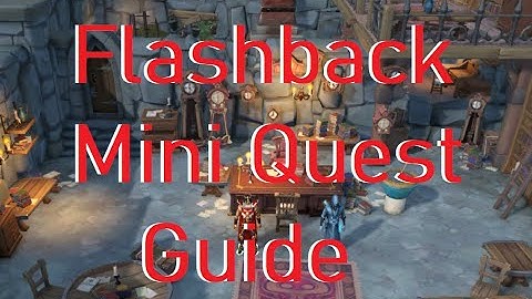 Runescape 3 "Flashback" Mini-Quest Guide + Full Dialogue