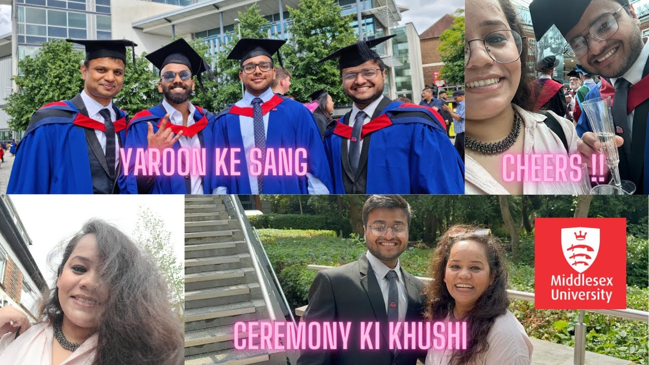 Bhai ka Graduation day celebration in Middlesex University ️🇬🇧London ...