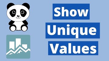 Return Unique Values in Pandas