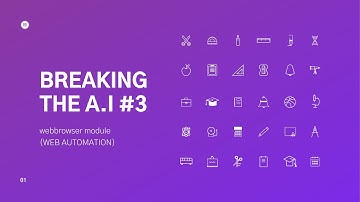 BREAKING THE AI #3 | webbrowser module in python | web automation with python