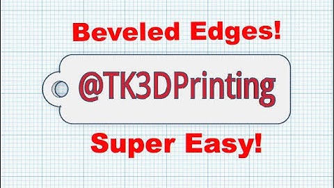 How To Bevel Edges In Tinkercad