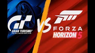 : Gran Turismo vs Forza Horizon 5   ?